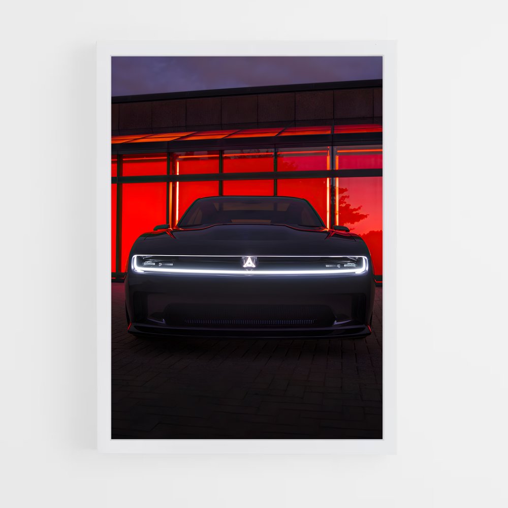 Poster Charger daytona car – affiche Dodge (vue 3)